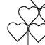 38cm H x 29cm W Metal Trellis
