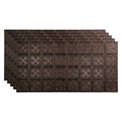 24.375'' L x 48.375'' W Textured Vinyl Glue Up Ceiling Tile