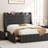 Full Size Bed Upholstered Platform Bed Frame with Storage Drawers, Wingback Headboard, and Charging Station-2099316497-1920514010