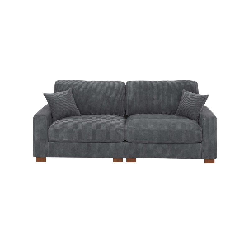 2-Pieces Modular Sofa, Grey