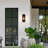 Rasharkin Classic Outdoor Wall Sconce Rectangular Metal Frame and Clear Glass Shade Waterproof-1316760483-1308433313-1283845675