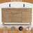 60" Double Sink Bathroom Vanity Cabinet Base Only, Sink Top Not Included