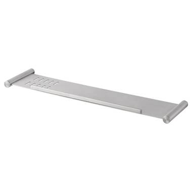 WS Bath Collections Rosa Drill / Screw Stainless Steel Shower Shelf