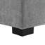Méridienne surdimensionnée - gris, aspect classique, pieds en bois massif, structure, assemblage facile, confort 53,5 po x 70,9 po, salon classique, tissu, expérience imbattable