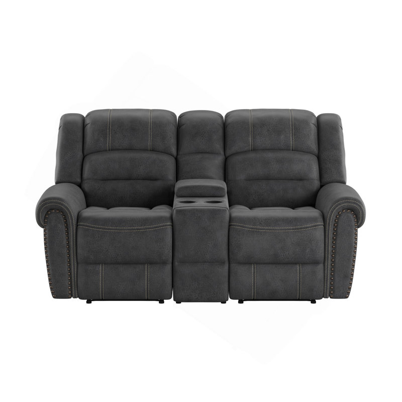 Causeuse inclinable grise, Gris