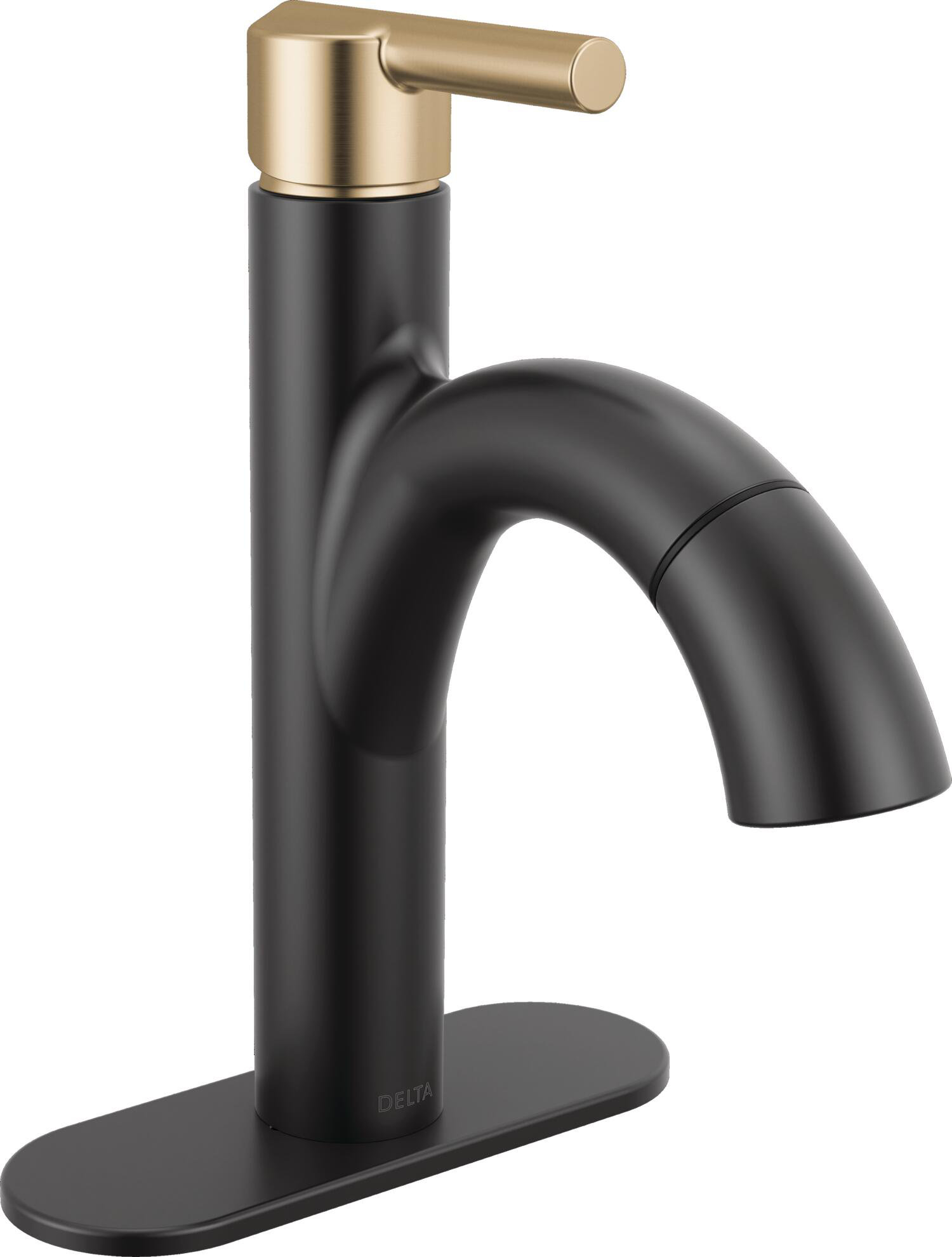 Delta Nicoli Pull-Down Single Hole Bathroom Faucet, Pull Out Sprayer ...
