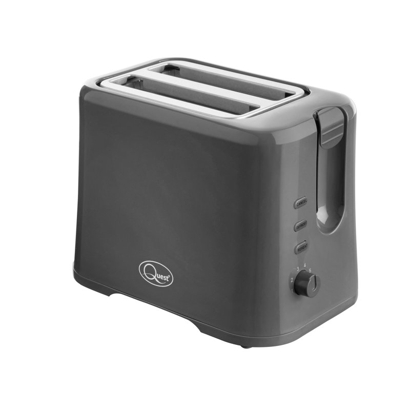 2 Slice Toaster, Grey