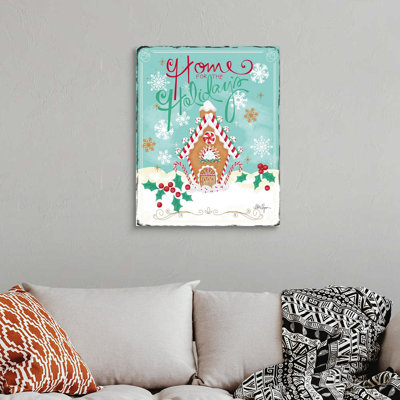 " Gingerbread House " by LoriLynn Simms Painting Print