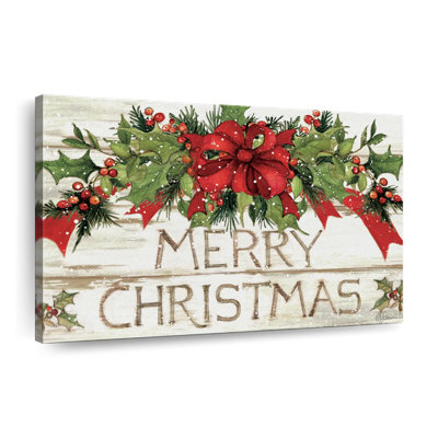 «Evergreen Christmas I», reproduction sur toile
