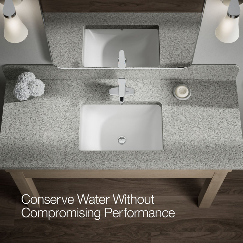 July Single-Handle Bathroom Sink Faucet with Escutcheon, Polished Chrome