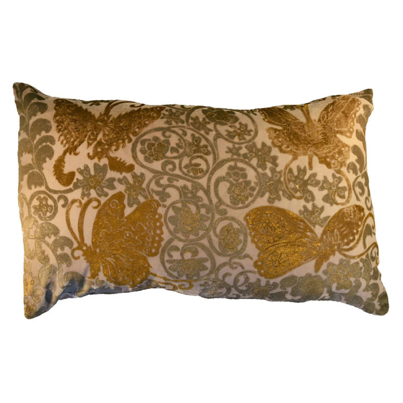 Butterflies II Velvet Rectangular Pillow Cover