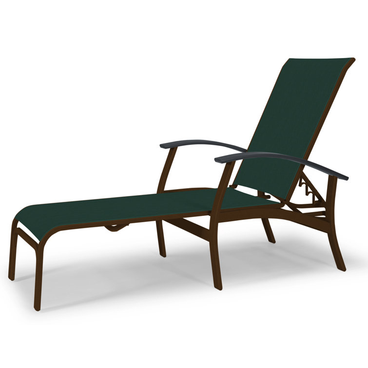Askar Outdoor Rust-Resistant Metal Chaise Lounge