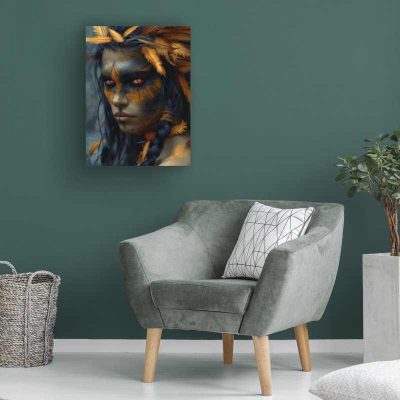 Art sur toile «R3darch0n», H 19 po x l 14 po