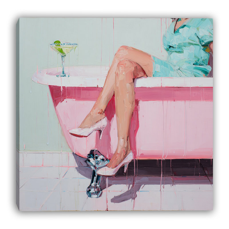 Quiet Indulgence Wrapped Canvas Wall Art, 40"W x 40"H x 1.5"D