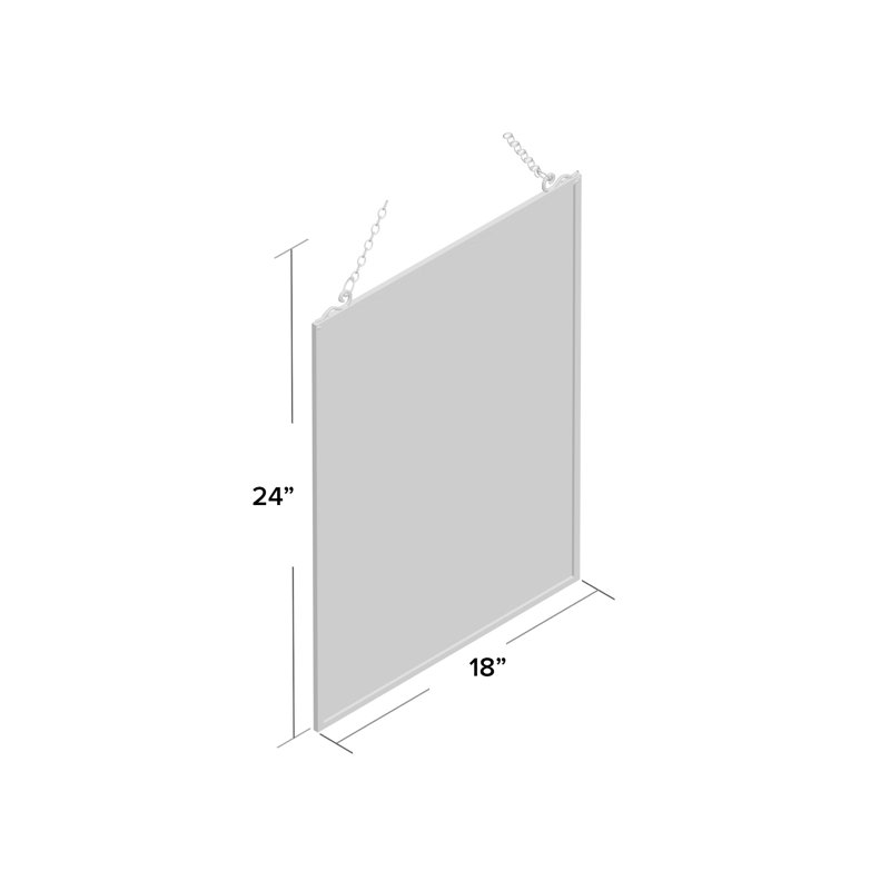 Panneau de fenêtre rectangulaire en verre picasso