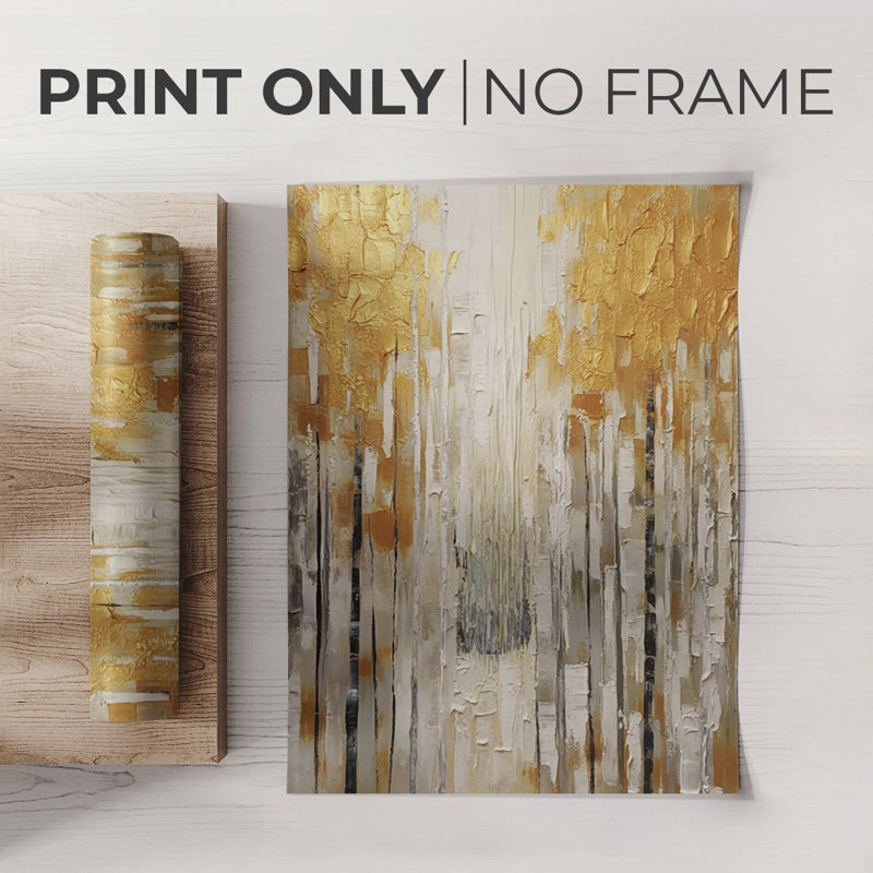 ABSTRACT Series CMXLV - Impression sur toile seulement - NON CADRE, H 12 po x l 8 po