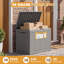 Boîte de livraison verrouillable 50 gallons - Rangement en résine résistant aux intempéries pour porche et patio-134476998