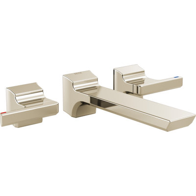 Pivotal® Double-Handle Wall Bathroom Faucet