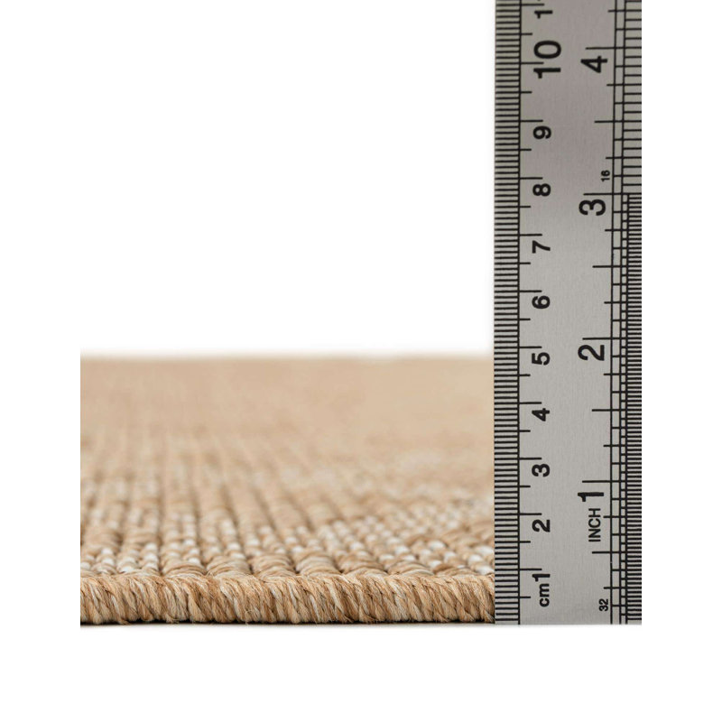 Indoor/Outdoor Trellis Area Rug, Square 10'