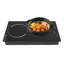 2300W 2 Burner Induction Electric Cooktop with Dual Size Power Burner