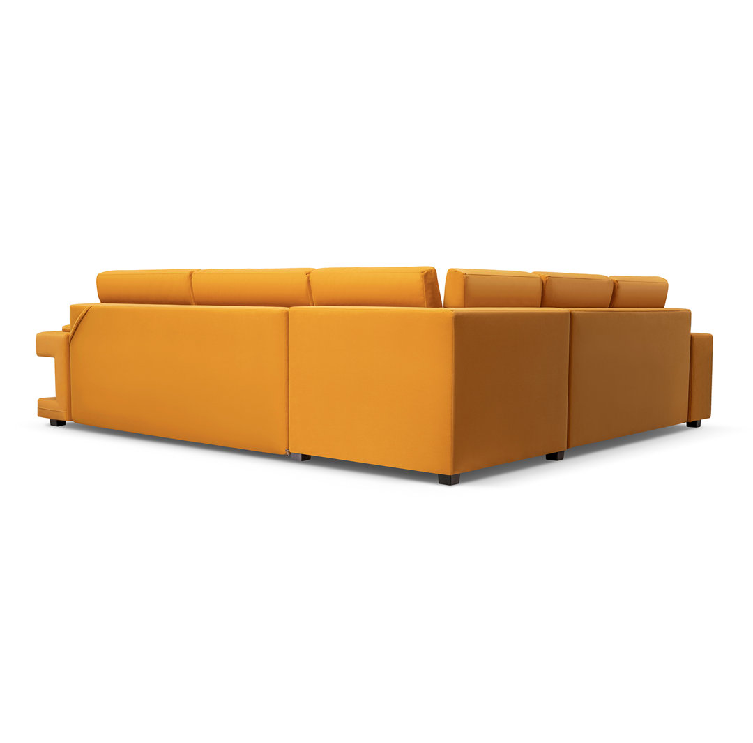 Ecksofa Alishia mit Bettfunktion