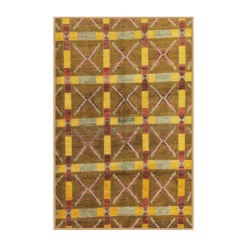 Tapis abstrait moderne 4272, Rectangle 2 pi x 3 pi