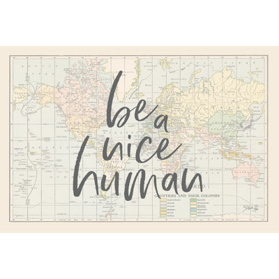 Be A Nice Human Map