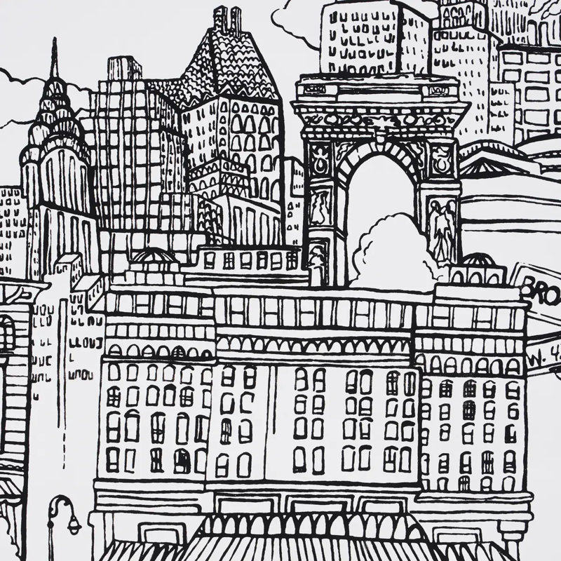 Papier peint New York New York