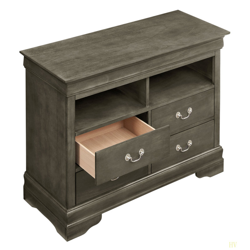 Commode télé Louis Phillipe, Gris