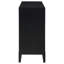 Commode noire à 8 tiroirs
