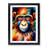 Monkey Portrait No.5 - Single Picture Frame Print-1412328415-1412328400