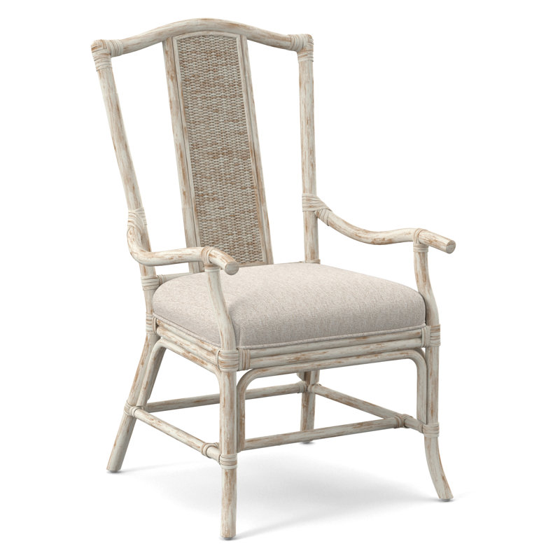 Drury Lane Slat Back Dining Arm Chair, Basic Navy; 0317-61, Pumice