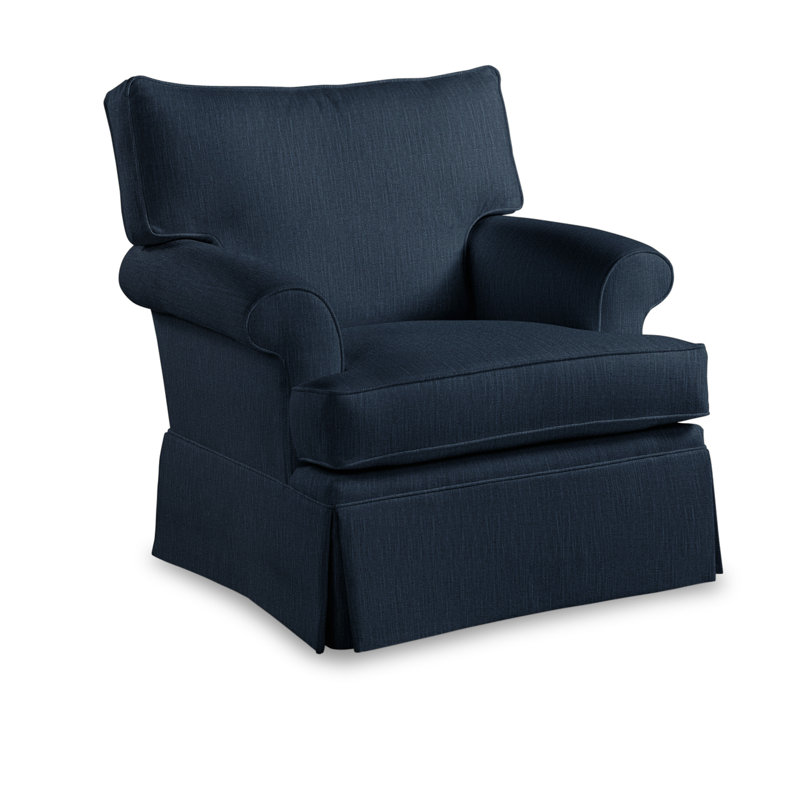 Montrose Club Chair, Storm Polyester