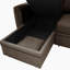 Canapé modulaire 2 pièces rembourré-112848090-112848091