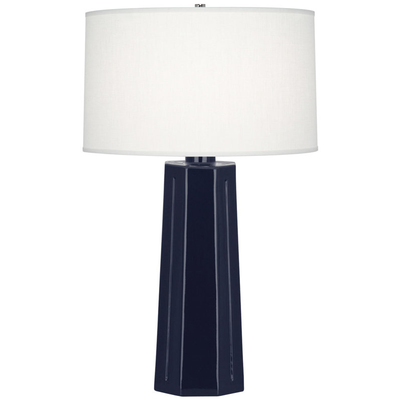 Mason Ceramic Table Lamp, Midnight