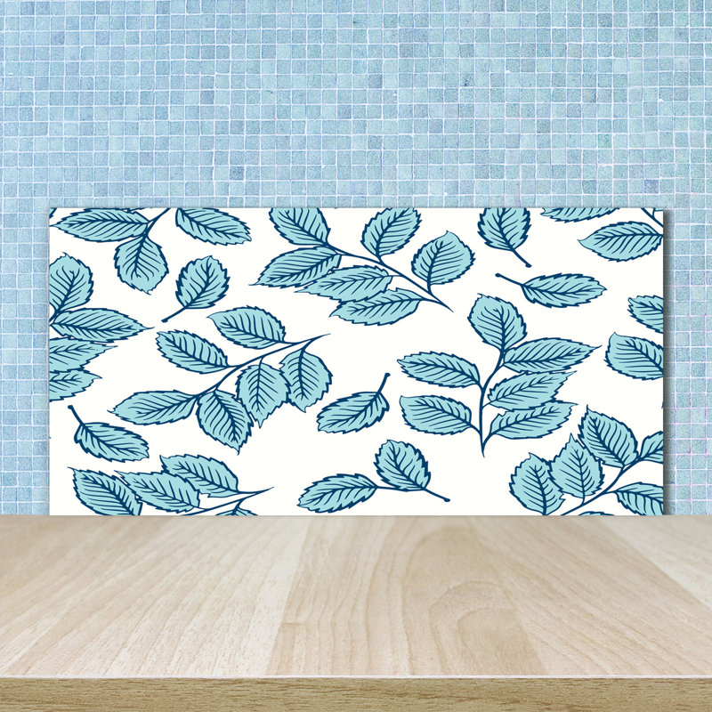 50cm W x 100cm L Glass Peel and Stick Panel