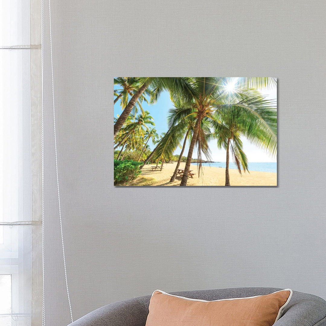 Hulopo'e Beach Park, Insel Lanai, Hawaii, USA von Stuart Westmorland - Galerie-verpackte Leinwand Giclée auf Leinwand