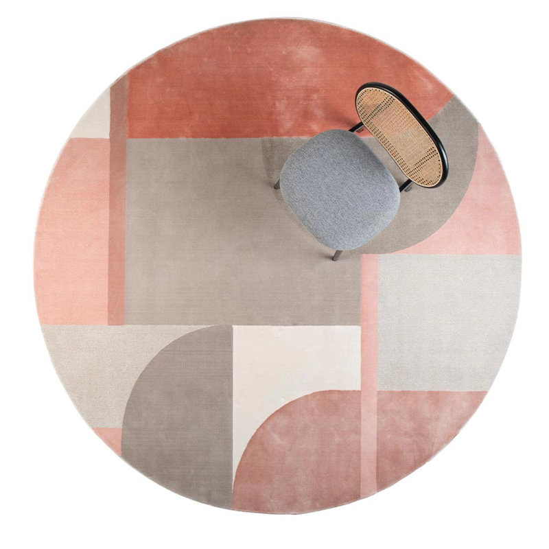 Hilton Geometric Area Rug, Round 7'