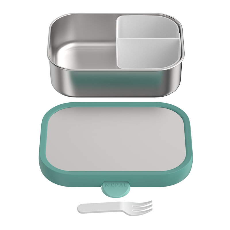 Campus Stainless Steel Bento Lunch Box 750ml - Cool Blue, Mint