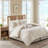 Embroidered Cotton Oblong Decorative Pillow Taupe 12X20"