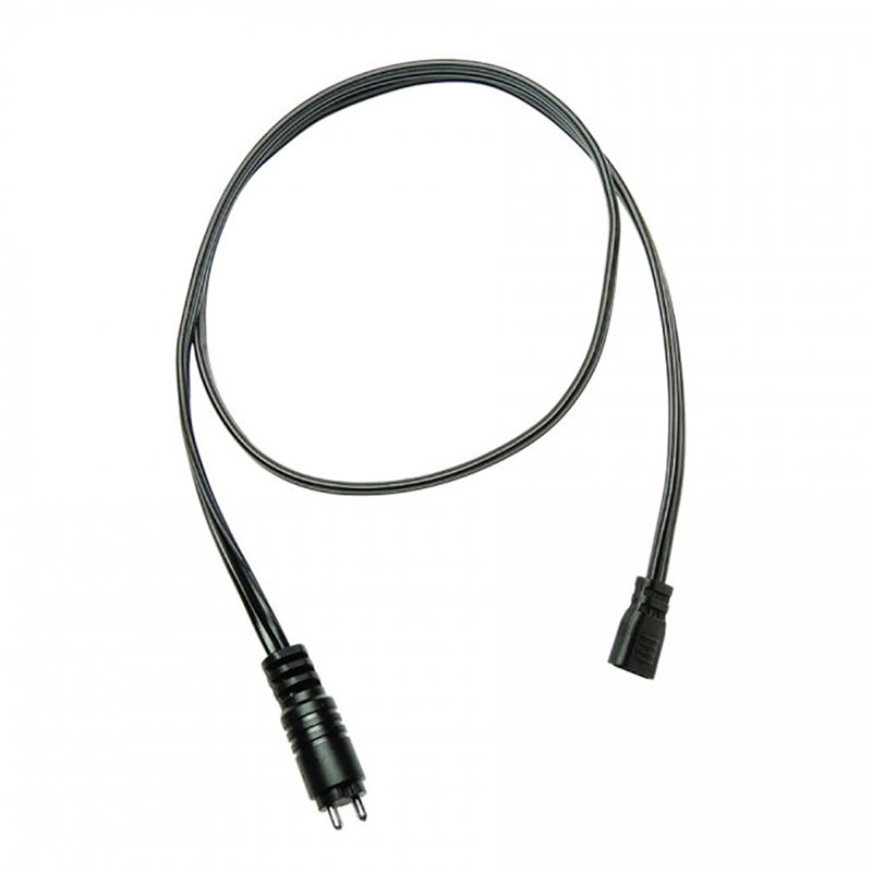InvisiLED LED Under Cabinet Accessory, 144" H x 1.3" W x 1.3" D, Black