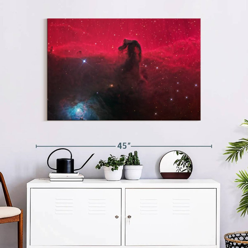 Oberle Starry Horsehead Nebula, 26" H x 39" W