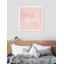«A Girl with Goals Blush», reproduction d'art textuel-32902206-32902340