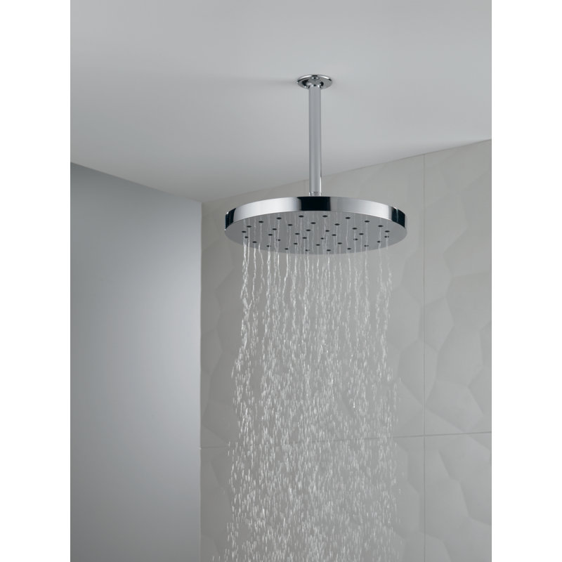 Rain Dual Shower Head with H2Okinetic Technology, Lumicoat Chrome