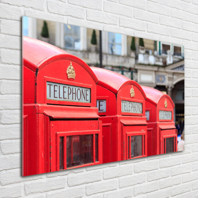 Telephone Booth - Unframed Art Prints on Glass