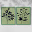 Impression encadrée Earthly Botanical I-Premium - prête à être accrochée - aucun clou requis - aucun clou requis-107998093-107998091