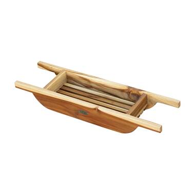 Gardner Bamboo Bath Caddy Rebrilliant