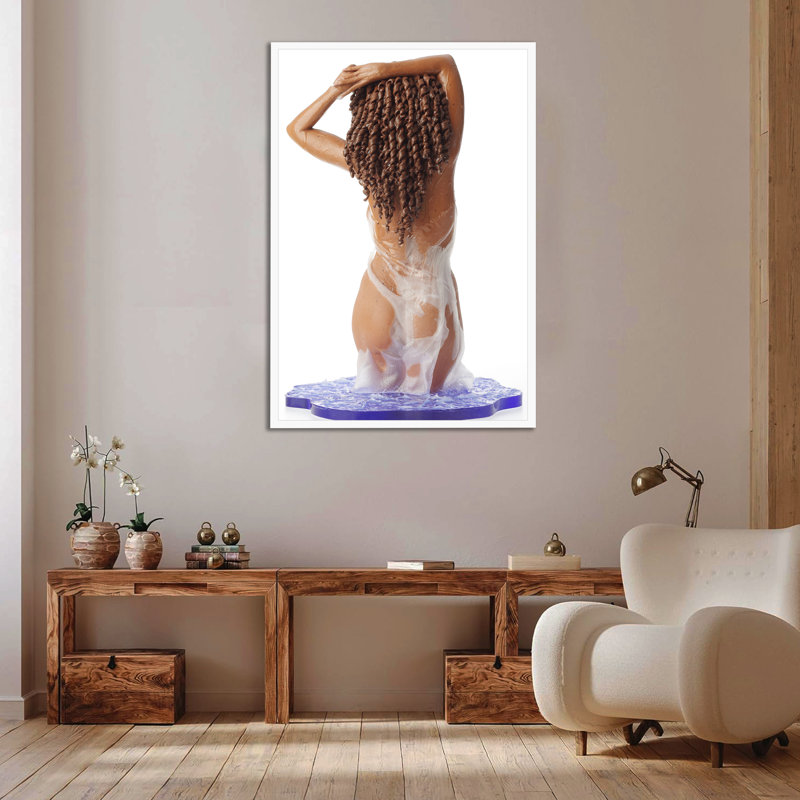 Good Black Art «Simone» par PJ Harper | Reproduction d'art murale en bois massif à édition limitée, 36" H x 24" W