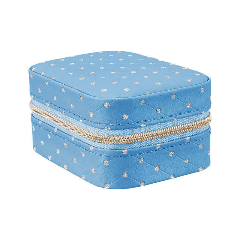 Jewellery Box + Dividers, Blue