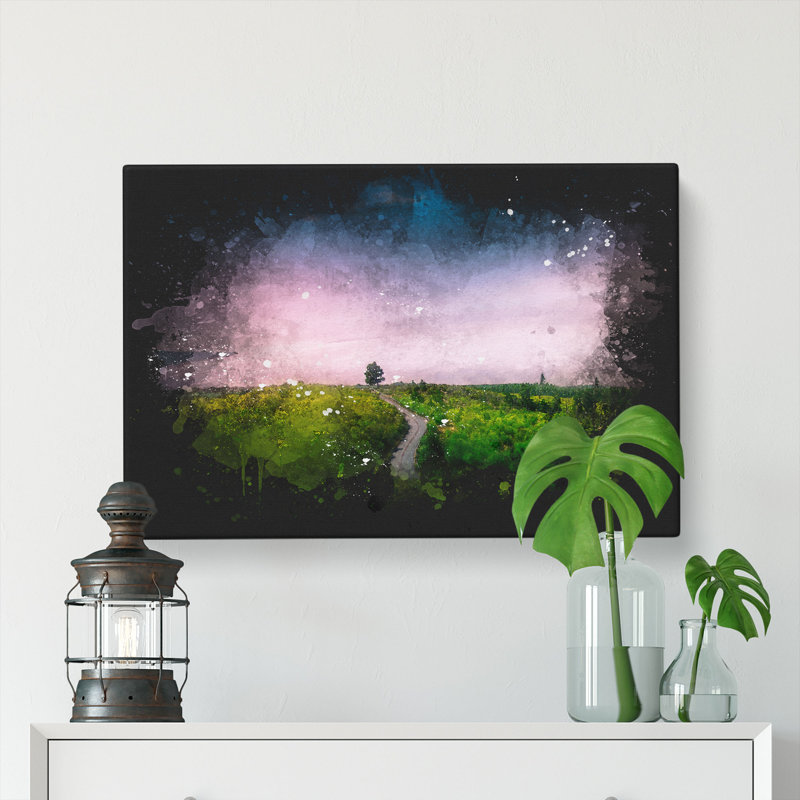 Driving Through Tenerife - Wrapped Canvas, 60cm H x 91cm W x 3cm D